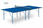 Теннисный стол для помещения swat Hobby 2 blue любительский стол для использования в помещениях 6010 s-dostavka - магазин СпортДоставка. Спортивные товары интернет магазин в Красноярске 