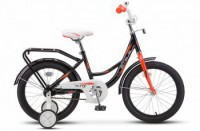 Детский велосипед Stels Flyte 18" Z011 Чёрный красный 2022 - магазин СпортДоставка. Спортивные товары интернет магазин в Красноярске 