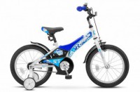 Детский велосипед Stels Jet 16" Z010 синий белый 2022 - магазин СпортДоставка. Спортивные товары интернет магазин в Красноярске 