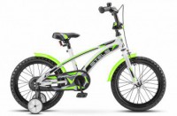 Детский велосипед Stels Arrow 16" V020 зеленый 2022 - магазин СпортДоставка. Спортивные товары интернет магазин в Красноярске 