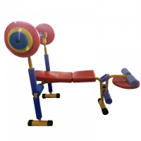 Силовой тренажер детский скамья для жима DFC VT-2400 для детей дошкольного возраста s-dostavka - магазин СпортДоставка. Спортивные товары интернет магазин в Красноярске 