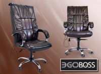 Офисное массажное кресло EGO BOSS EG1001 Шоколад в комплектации LUX - магазин СпортДоставка. Спортивные товары интернет магазин в Красноярске 
