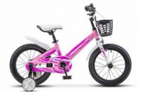 Детский велосипед Stels Pilot-150 16" V010 розовый 2022 - магазин СпортДоставка. Спортивные товары интернет магазин в Красноярске 