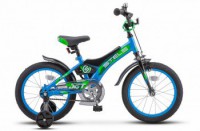 Детский велосипед Stels Jet 16" Z010 синий черный  2022 - магазин СпортДоставка. Спортивные товары интернет магазин в Красноярске 